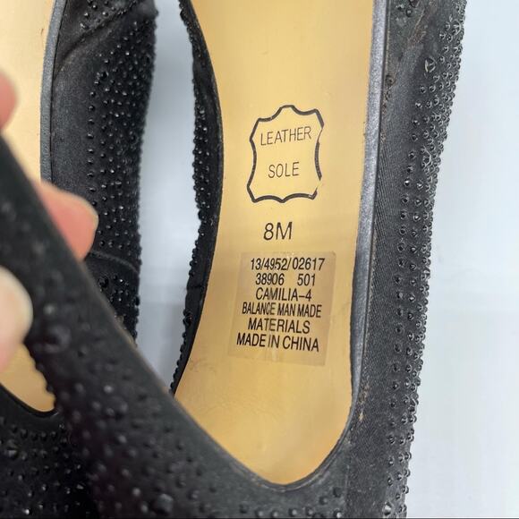 Valenti Franco, Glitzy Peeptoe Heels, Size 8M In excellent condition! - Picture 5 of 6